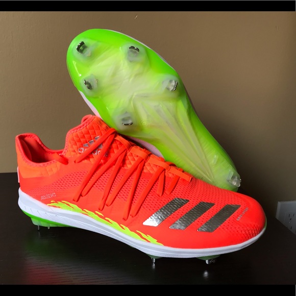 red adidas baseball cleats